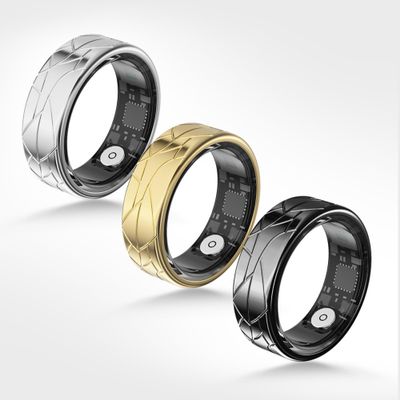 Hoorawwi Smart Ring - Bluetooth Fitness Tracker Ring for Women Men Health Ring w/Heart Rate Blood Oxygen Sleep Monitor Photo Taking Short Video Browsing Ring, Black #11