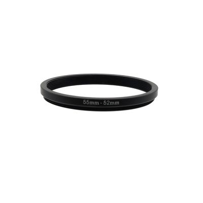 CASYDYEN 55-46/49/52/58/62/67/72/77mm Step Up & Step Down Filter Ring Adapter for Camera ND/UV/CPL (55-52mm)