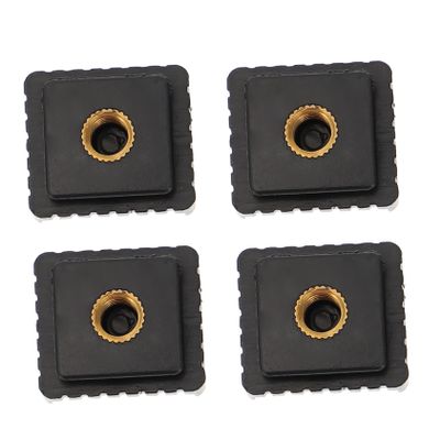 BRIGHTFUFU 4pcs Hot Shoe Mount Adapter 1/4 Inch Thread for Camera Flash Video Light and Monitor Quick Release Bracket for DSLR Camcorder and Smartphone