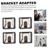 BRIGHTFUFU 4pcs Hot Shoe Mount Adapter 1/4 Inch Thread for Camera Flash Video Light and Monitor Quick Release Bracket for DSLR Camcorder and Smartphone view 2