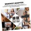 BRIGHTFUFU 4pcs Hot Shoe Mount Adapter 1/4 Inch Thread for Camera Flash Video Light and Monitor Quick Release Bracket for DSLR Camcorder and Smartphone view 3