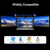 15.3" Laptop Screen Extender, 1200P FHD Ultra-Thin Triple Screen Laptop Monitor Extender, 100%sRGB Travel Portable Monitor for Laptops, Multi Screens Laptops Attachment Compatible with Windowss Mac view 4