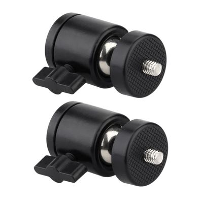 Totority 2pcs Tripod Hot Shoe Mount Rotatable Camera Mount for Photography Compatible Tripods and Lighting Equipment