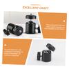 Totority 2pcs Tripod Hot Shoe Mount Rotatable Camera Mount for Photography Compatible Tripods and Lighting Equipment view 2
