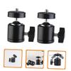 Totority 2pcs Tripod Hot Shoe Mount Rotatable Camera Mount for Photography Compatible Tripods and Lighting Equipment view 4