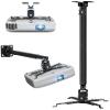 2-Be-Best Upgraded Long Projector Mount Height 25-39"/ 63-100CM Projector Ceiling Mount Adjustable Projectors Mounts for Ceiling Black view 1