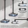 2-Be-Best Upgraded Long Projector Mount Height 25-39"/ 63-100CM Projector Ceiling Mount Adjustable Projectors Mounts for Ceiling Black view 4