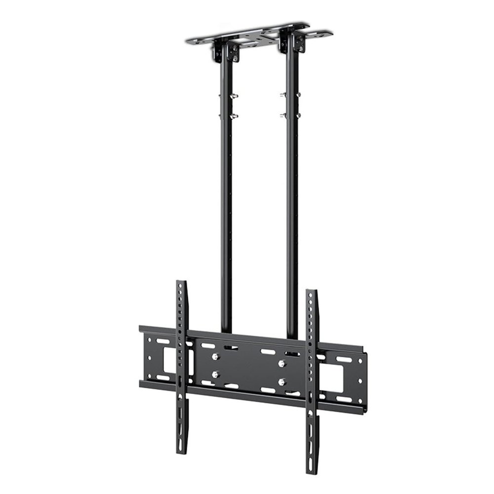 Adjustable Ceiling TV Mount Bracket, 2 Post Single Screen TV Mount, Tilt TV Mount for 40-85 Inch TVs, Ceiling Mount