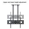 Adjustable Ceiling TV Mount Bracket, 2 Post Single Screen TV Mount, Tilt TV Mount for 40-85 Inch TVs, Ceiling Mount view 4