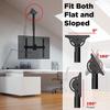 TV Ceiling Mount,Hanging Full Motion TV Bracket Fits Most 32-70 Inch LED Flat Screen and Curved TVs,Max Loading Up to 110lbs/50kg,Max 400x400mm TV Mount TV Stand view 4