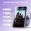 160GB MP3 Player with Bluetooth and WiFi, innioasis Music Player with Spotify,Pandora,Amazon Music,4" Touch Screen Android MP4 MP3 Player for Kids with Libby,Audible,Spotify Kids (Purple) view 4