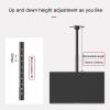 Adjustable Tilt TV Ceiling Mount - Ceiling TV Mount Bracket, 360 Swivel and Tilt Ceiling TV Mount, Fits 26-60 Inch TVs TV Stand, 30 Flip Down Adjustable TV Bracket, Max 400x400mm view 4