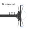 Ceiling TV Mount - Four Sided Ceiling TV Mount Bracket, 32-50 Inch Full Motion, 4 Movement Flat/Curved Screen Bracket, Telescopic Height Adjustment view 4