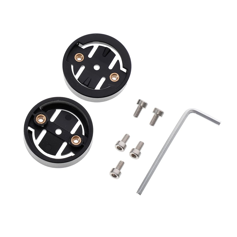 Garneck 2pcs Cycling Accessories Bike Computer Mount Insert Base Multi-Functional Mount Kit