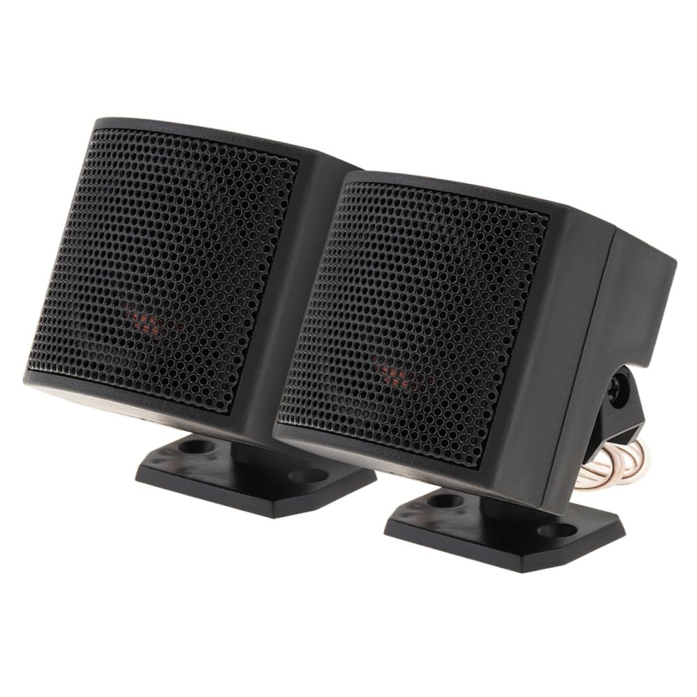 CHICAMPERA 2pcs Car Audio Speaker High-end Voice Loudspeaker for Enhanced Sound Quality Compact Design for Easy Installation Vehicles