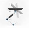 Aluminum Alloy Wall,Monitor Stand, Single Monitor Stand,Mounted Monitor Bracket Arm 15"-27" Gas Spring Monitor view 4