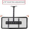 Ceiling TV Mount Bracket with Adjustable Tilt and Swivel Holds up to 110 Lbs Ideal for Shopping Malls Workplaces and Street Shops 1m TV Stand for Increased Visibility and Space Optimization.2m view 4