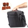 CHICAMPERA 4pcs Camera Bag Inserts Padded Camera Sleeve Dividers Compartment Brown view 4