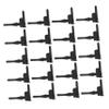 Gatuida 20pcs Silicone - Shaped Fan Screws for CPU Radiator Mounting Reduces Noise and Computer Cases view 1