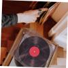 STOBAZA 50Pcs Vinyl Record Sleeves Clear Protective Bags for Records Prevent Scratches and Data Damage for Vinyl Record Collection Storage and Preservation view 3