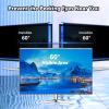 AIZYR Hanging Computer Privacy Screen Protector,Privacy Screen Filter Panel Anti Glare Anti Blue Light Filter, Removable Anti-Spy Privacy Filter,15.6inch 360 * 220mm view 3