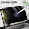 AIZYR Hanging Computer Privacy Screen Protector,Privacy Screen Filter Panel Anti Glare Anti Blue Light Filter, Removable Anti-Spy Privacy Filter,15.6inch 360 * 220mm view 4