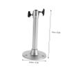 DIYEAH Ceiling Projector Mount Stand Mini Wall Mount Bracket Single Hole Fit Easy Installation Aluminum Alloy Flexible Projection view 2