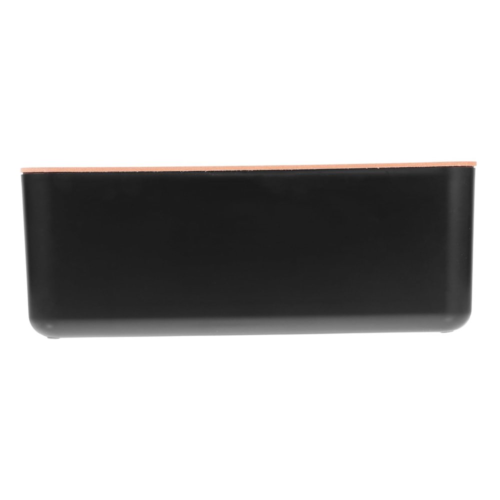 BRIGHTFUFU Wire Storage Box Round Hole Power Line Case Cable Organizer Box Cord Management for Desk Study Room Gaming