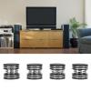4PCS Speaker Spikes HiFi Spring Isolation Feet Pad, Spring Speaker Spikes Sound Dampening Feet for HiFi Amplifier Speaker Turntable Player (Black) view 4