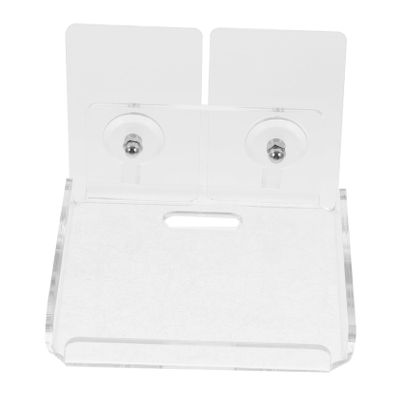 CHICAMPERA Acrylic Wall Mount Camera Holder for Indoor Use Small Free Punching Security Camera Shelf Design for Bedroom and Home Monitoring