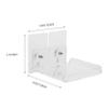CHICAMPERA Acrylic Wall Mount Camera Holder for Indoor Use Small Free Punching Security Camera Shelf Design for Bedroom and Home Monitoring view 2