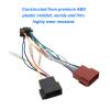 ABS Plastic Molded Radio ISO Adapter Cable, High Grade Stereo Wire Plug for Pioneer Unit 2015+ with Simple Structure Fits Lossless Replacement view 3