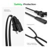 10Ft Figure 8 Power Cord (C7)  ETL Certified Universal 2 Prong AC Replacement Cable for TV, Laptop, Game Console, Printer & More  Safe & Compatible with Most Electronics view 4