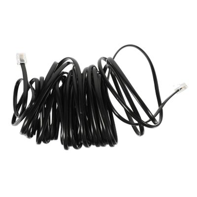 CHICAMPERA 7.6m Practical Telephone Cord Pc Landline Phone Cord Craftsmanship for Use