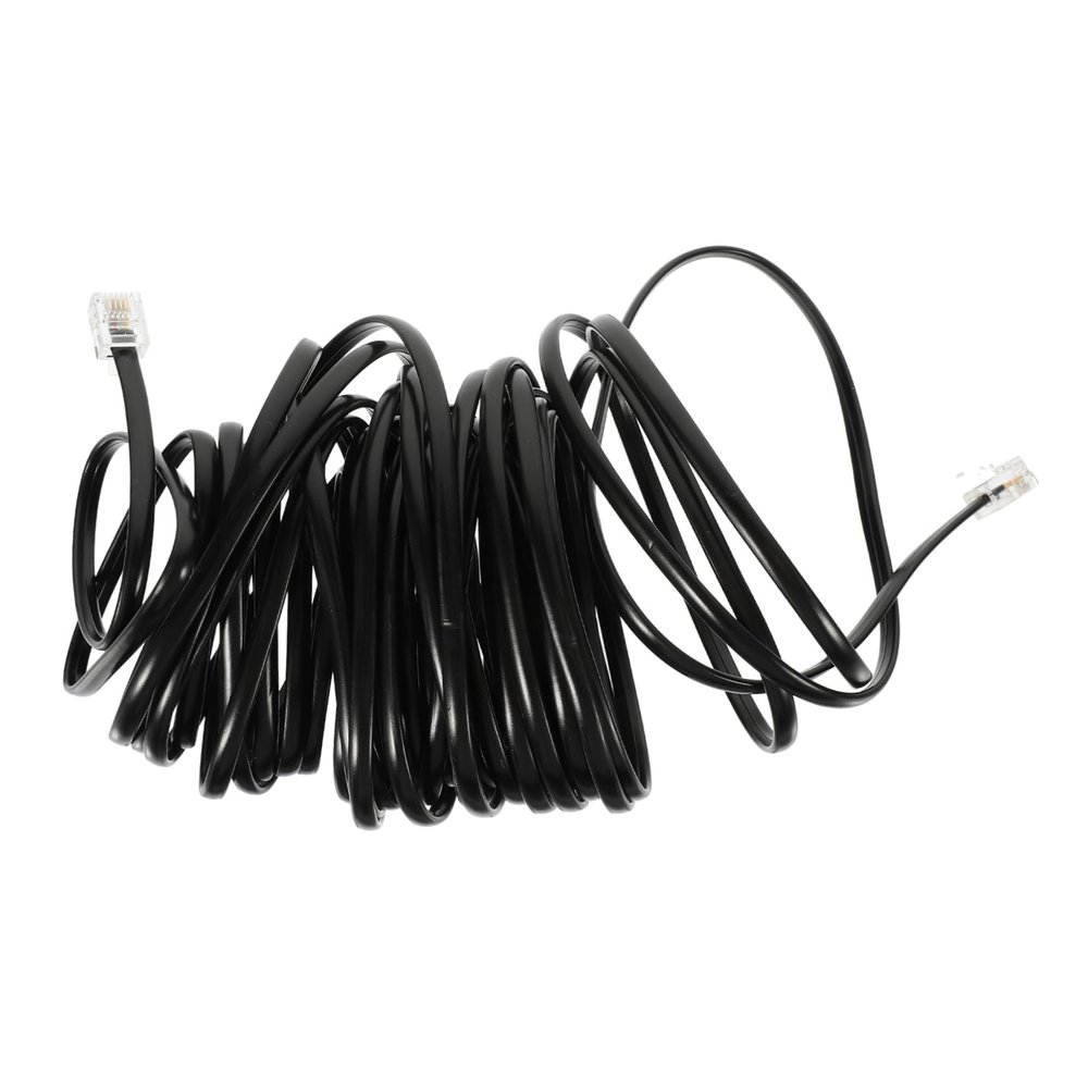 CHICAMPERA 7.6m Practical Telephone Cord Pc Landline Phone Cord Craftsmanship for Use