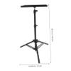 BESPORTBLE Adjustable Height Projector Stand Tray Abs Iron Tripod for Projectors Devices view 2