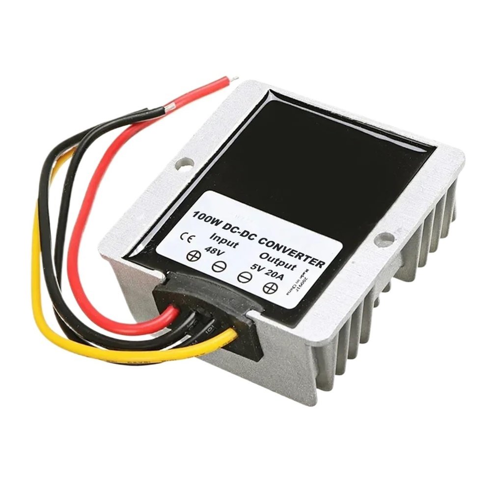 1pcs 36V 48V to 5V 5A -20A Buck DC DC Power Converter 48 Volt to 5 Volt LED Power Supply Step Down Regulator Module(36V 48V to 5V 20A)