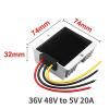 1pcs 36V 48V to 5V 5A -20A Buck DC DC Power Converter 48 Volt to 5 Volt LED Power Supply Step Down Regulator Module(36V 48V to 5V 20A) view 2
