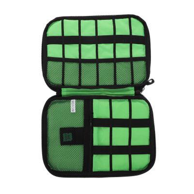 BRIGHTFUFU Electronics Organizer Travel Case for Cables Chargers Accessories Compact Portable Design for Tidy Storage for Business Trips and Daily Use