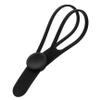 FOMIYES Silicone Umbrella Holder Strap Flexible Black Bundling Tie for Securing and Organizing Cords Reusable and Travel-Friendly Umbrella Strap view 1