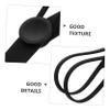 FOMIYES Silicone Umbrella Holder Strap Flexible Black Bundling Tie for Securing and Organizing Cords Reusable and Travel-Friendly Umbrella Strap view 3
