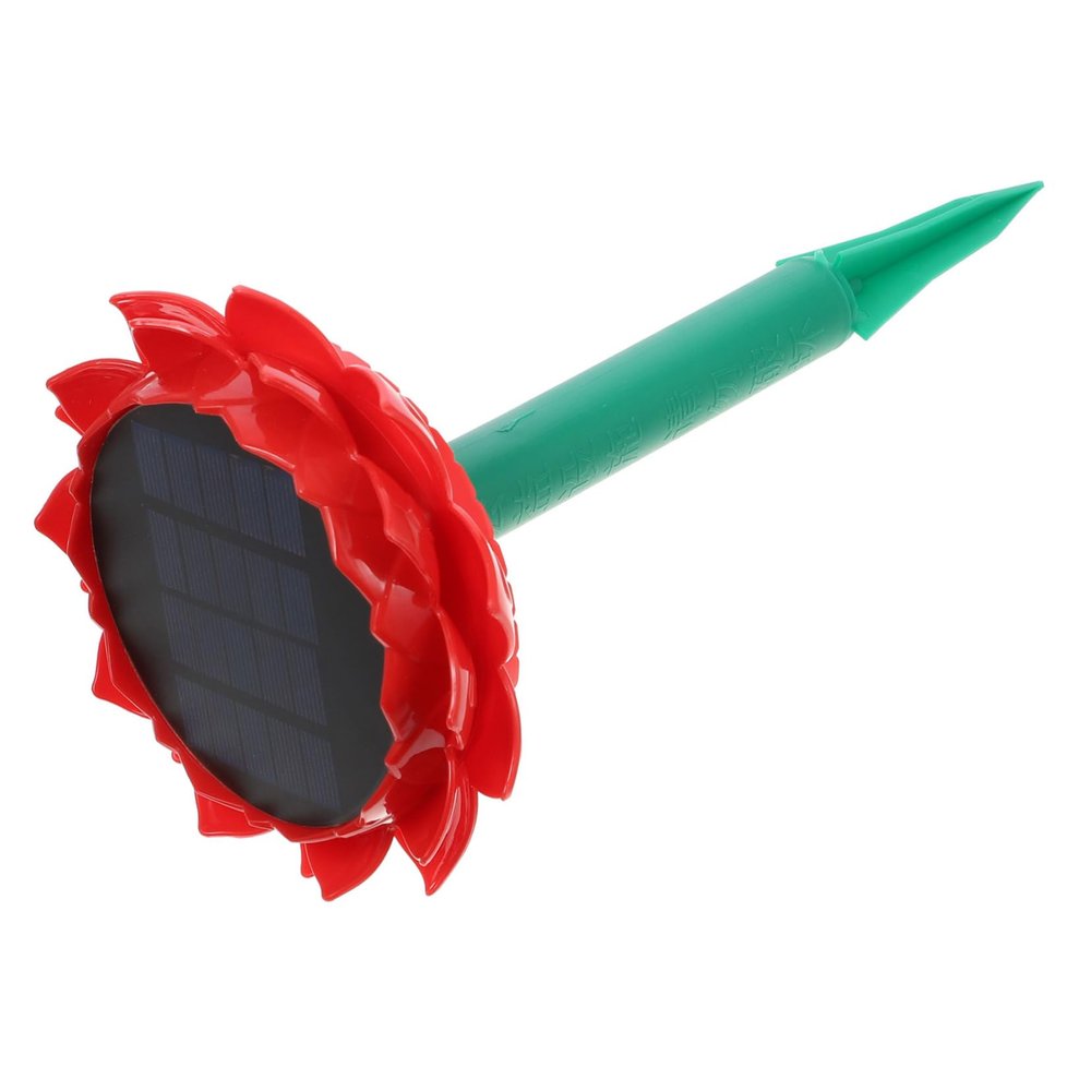 CHICAMPERA 1pc Solar Powered Outdoor Cordless Speaker Lotus Shape Music Player for Garden Use for Buddhist Music and Prayer Songs Design for Outdoor Enjoyment