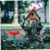 CHICAMPERA 1pc Solar Powered Outdoor Cordless Speaker Lotus Shape Music Player for Garden Use for Buddhist Music and Prayer Songs Design for Outdoor Enjoyment view 3
