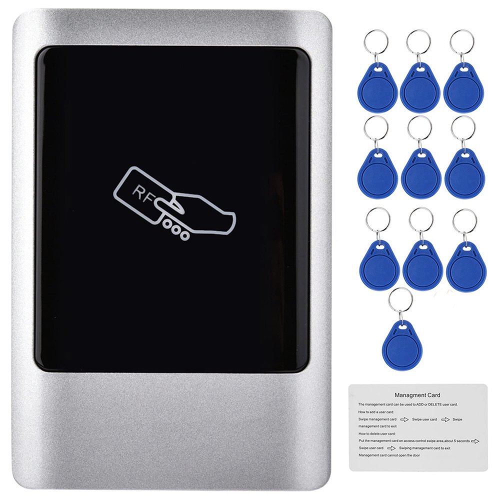 15000, IP65 Metal Touch Access Controller for Single Entry Doors, 13.56Mhz Card Reader, Suitable for Various Access Control Systems, with Access Card Management, Easy to (IC)