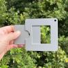 View Finder, 2pcs ABS Painting View Finder Color Isolation View Finder Artist Drawing Tool Sliding Mechanism for Painting Drawing Photography Improve Composition Skills view 3