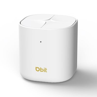 DBIT AX1800 WiFi 6 Whole Home Mesh Wi-Fi System, Dual-Band Coverage up to 2,100 sq. ft. and 150 Devices, Standalone Router or Mesh Add-On Node, 2 Gigabit Ports per Unit, Easy Setup (D-MAX5, 1-Pack)