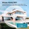 DBIT AX1800 WiFi 6 Whole Home Mesh Wi-Fi System, Dual-Band Coverage up to 2,100 sq. ft. and 150 Devices, Standalone Router or Mesh Add-On Node, 2 Gigabit Ports per Unit, Easy Setup (D-MAX5, 1-Pack) view 4