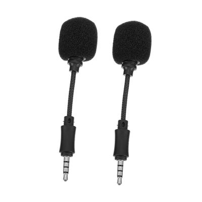 CORHAD 2pcs Noise-canceling Microphone for Small Recording Mic Noise Reduction Portable Comfortable Sponge Head for Streaming Conference