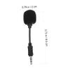 CORHAD 2pcs Noise-canceling Microphone for Small Recording Mic Noise Reduction Portable Comfortable Sponge Head for Streaming Conference view 3