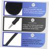 CORHAD 2pcs Noise-canceling Microphone for Small Recording Mic Noise Reduction Portable Comfortable Sponge Head for Streaming Conference view 4